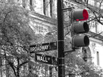Traffic lights with street signs - New York City - Wall Art - By Assaf Frank- Gallery Art Company