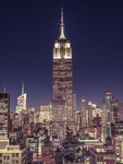 Empire State Building with New York City Manhattan skyline with skyscrapers - Wall Art - By Assaf Frank- Gallery Art Company