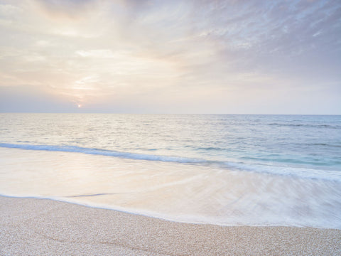 Calm beach at sunset - Wall Art - By Assaf Frank- Gallery Art Company
