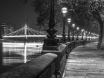 London Riverside Promenade with Albert Bridge - Wall Art - By Assaf Frank- Gallery Art Company