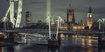 Night view of the London Eye, Golden Jubilee bridge and Westminster, London, UK - Wall Art - By Assaf Frank- Gallery Art Company