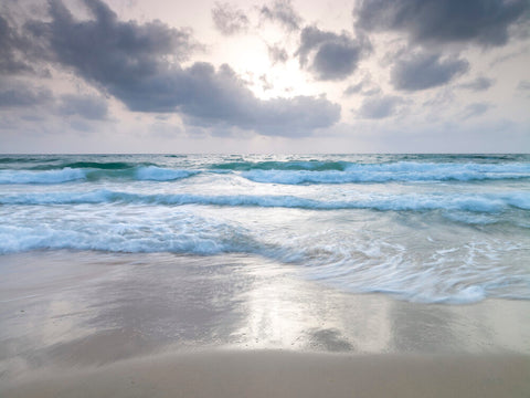 Tranquil beach with cloudscapes - Wall Art - By Assaf Frank- Gallery Art Company