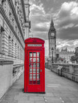 Telephone booth with Big Ben, London, UK - Wall Art - By Assaf Frank- Gallery Art Company