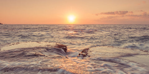 Sunset on the beach - Wall Art - By Assaf Frank- Gallery Art Company