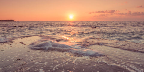 Sunset on the beach - Wall Art - By Assaf Frank- Gallery Art Company