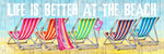 Life is better at the beach - Wall Art - By Tarin, Michael- Gallery Art Company