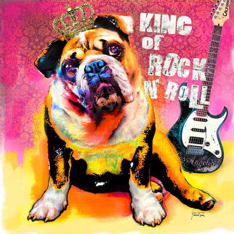 Mops King - Dog - Wall Art - Wall Art - By Tarin, Michael- Gallery Art Company