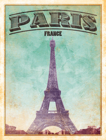 Travel to Paris - Wall Art - By Grey, Jace- Gallery Art Company