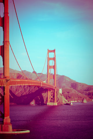 Retro Golden Gate - Wall Art - By Quintero, Sonja- Gallery Art Company