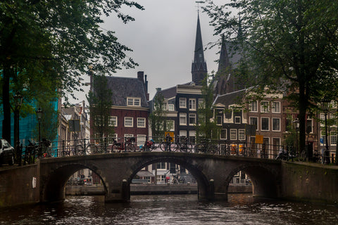 Amsterdam Bridge - Wall Art - By Kostka, Vladimir- Gallery Art Company